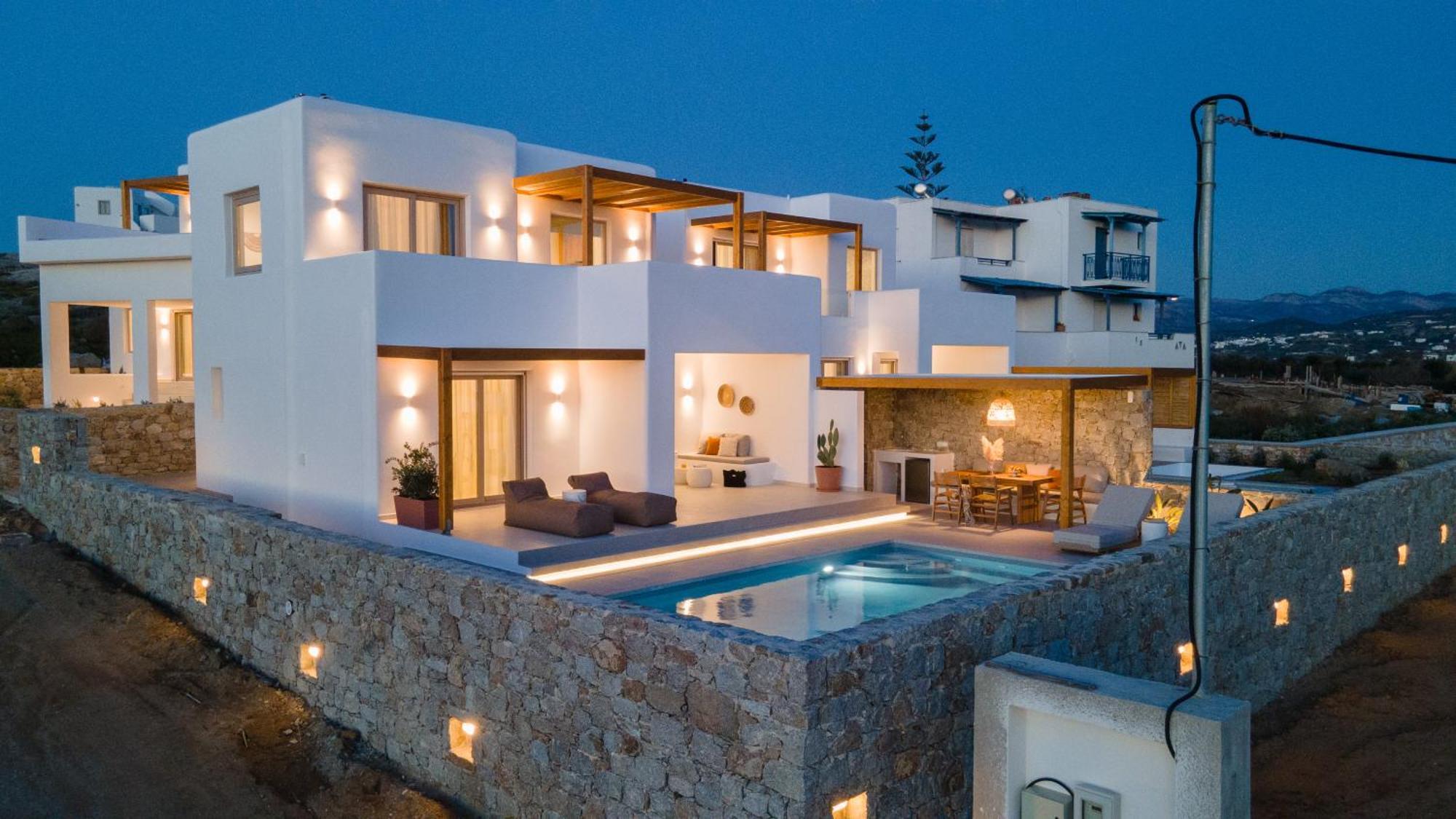 فيلا Fyroi Naxos Agia Anna  المظهر الخارجي الصورة