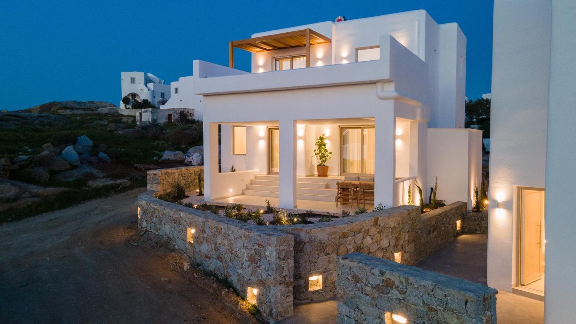 فيلا Fyroi Naxos Agia Anna  المظهر الخارجي الصورة